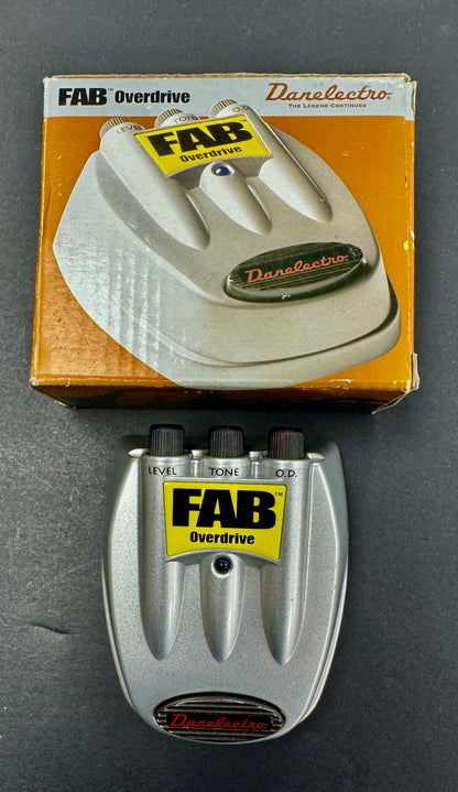 Used Danelectro FAB D-2 Overdrive Pedal w/Box TFW2425