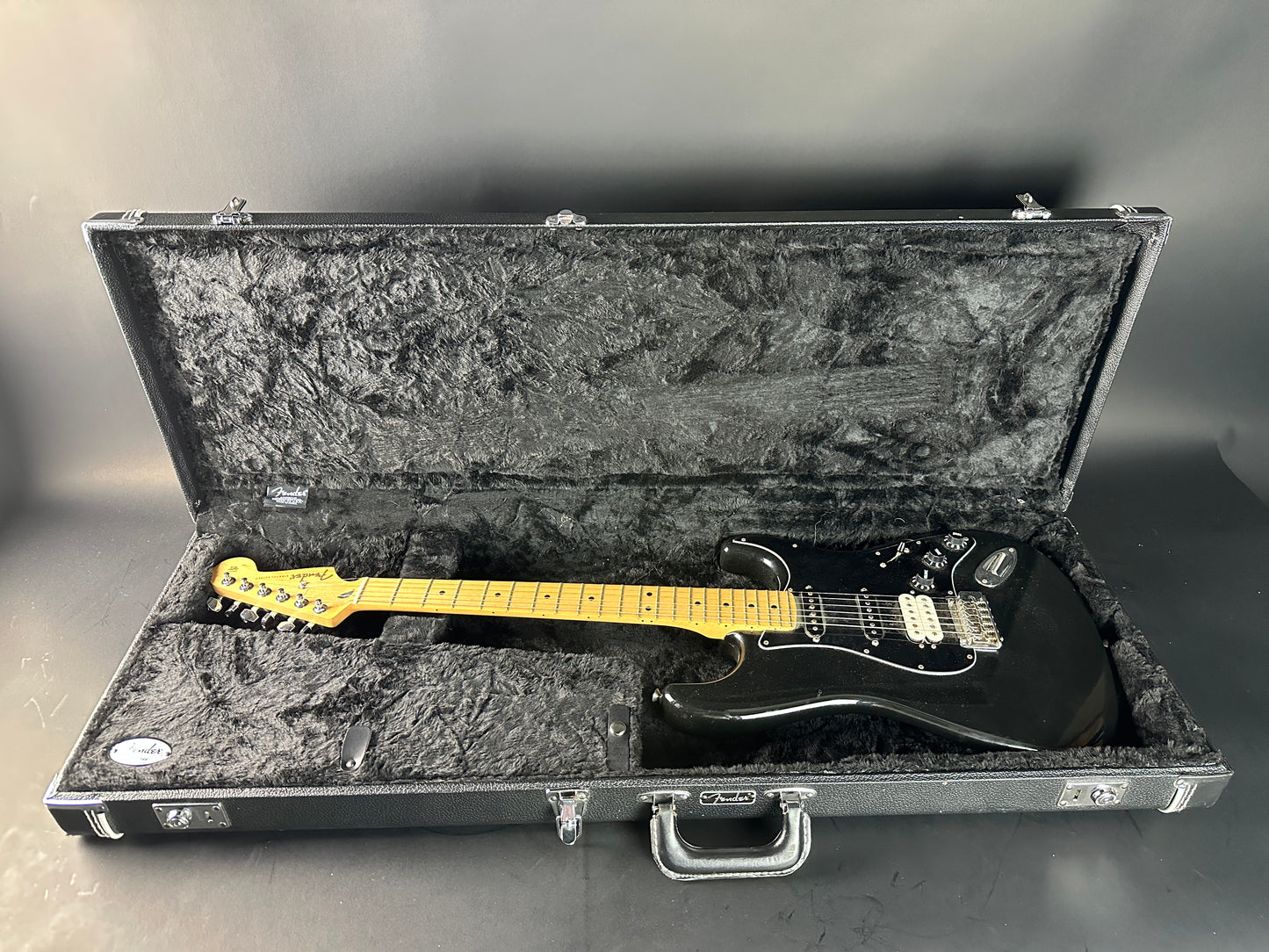 Used Fender Player Strat HSS in case.