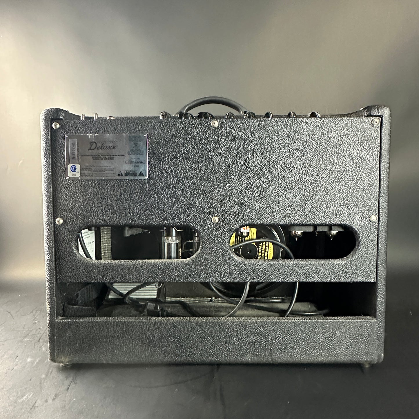 Back of Used Fender Hot Rod Deluxe.