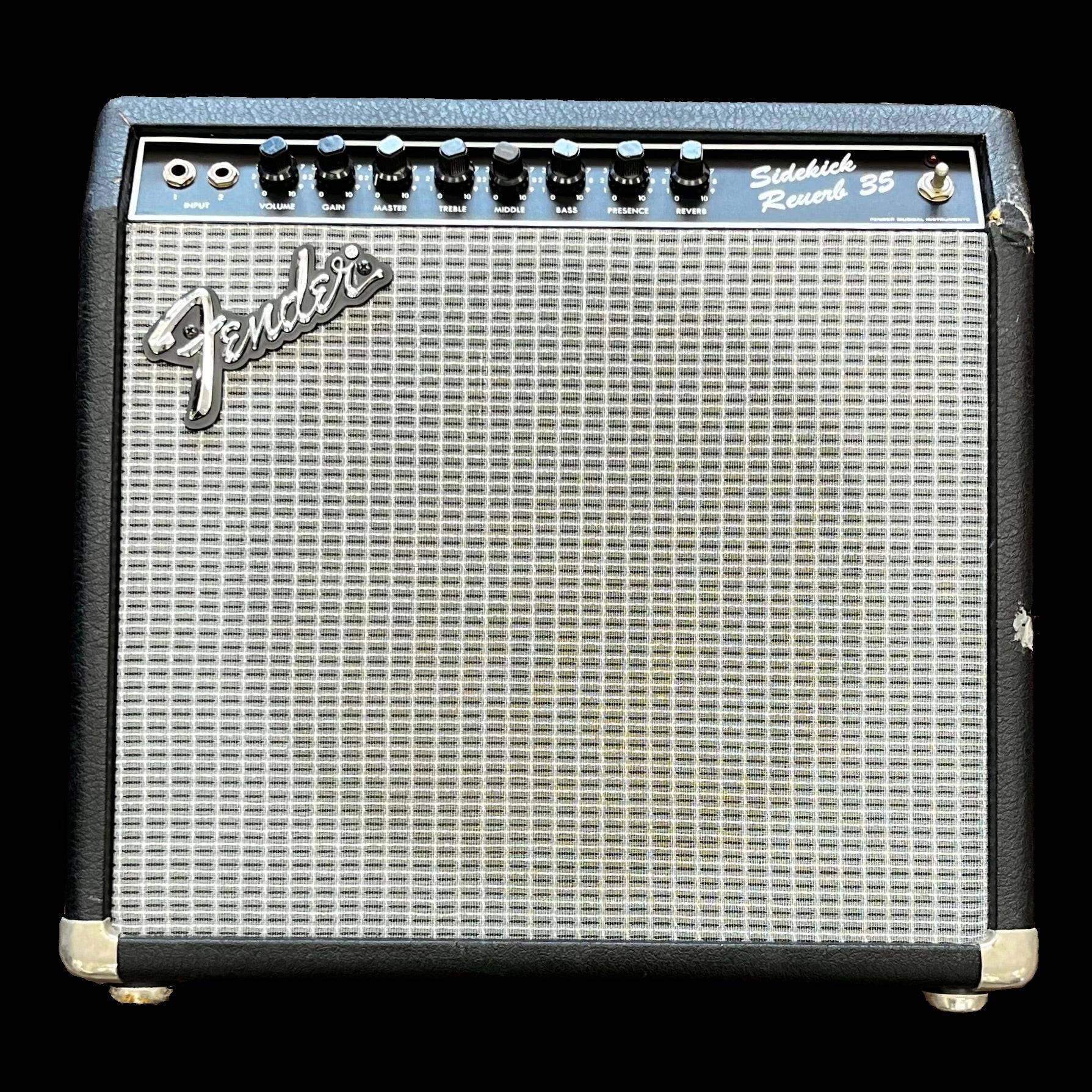 Front of Used Fender Sidekick Reverb 35 Combo Amplifier TFW2553