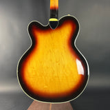 Back of Vintage 1972 Gretsch Super Chet Sunburst.