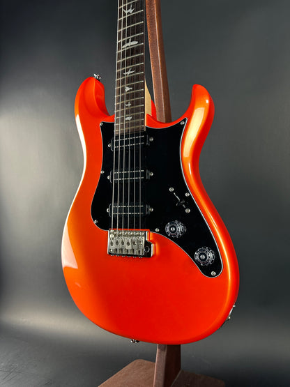 Front angle of Used PRS NF3 Metallic Orange.