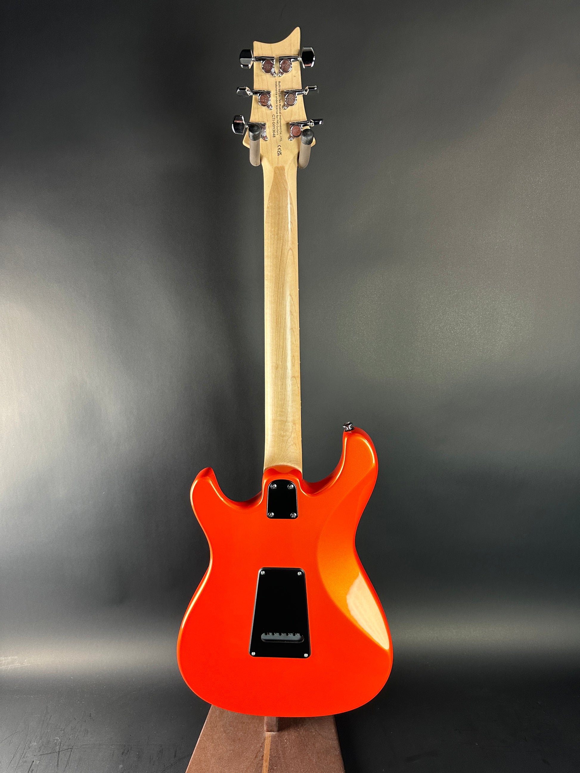 Full back of Used PRS NF3 Metallic Orange.