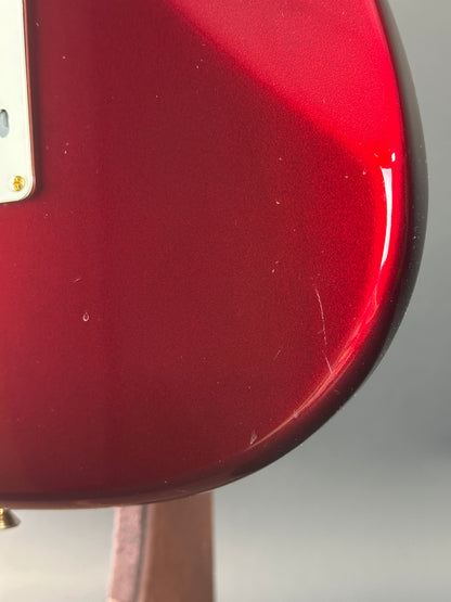 Close-up of a red object with a blurred background