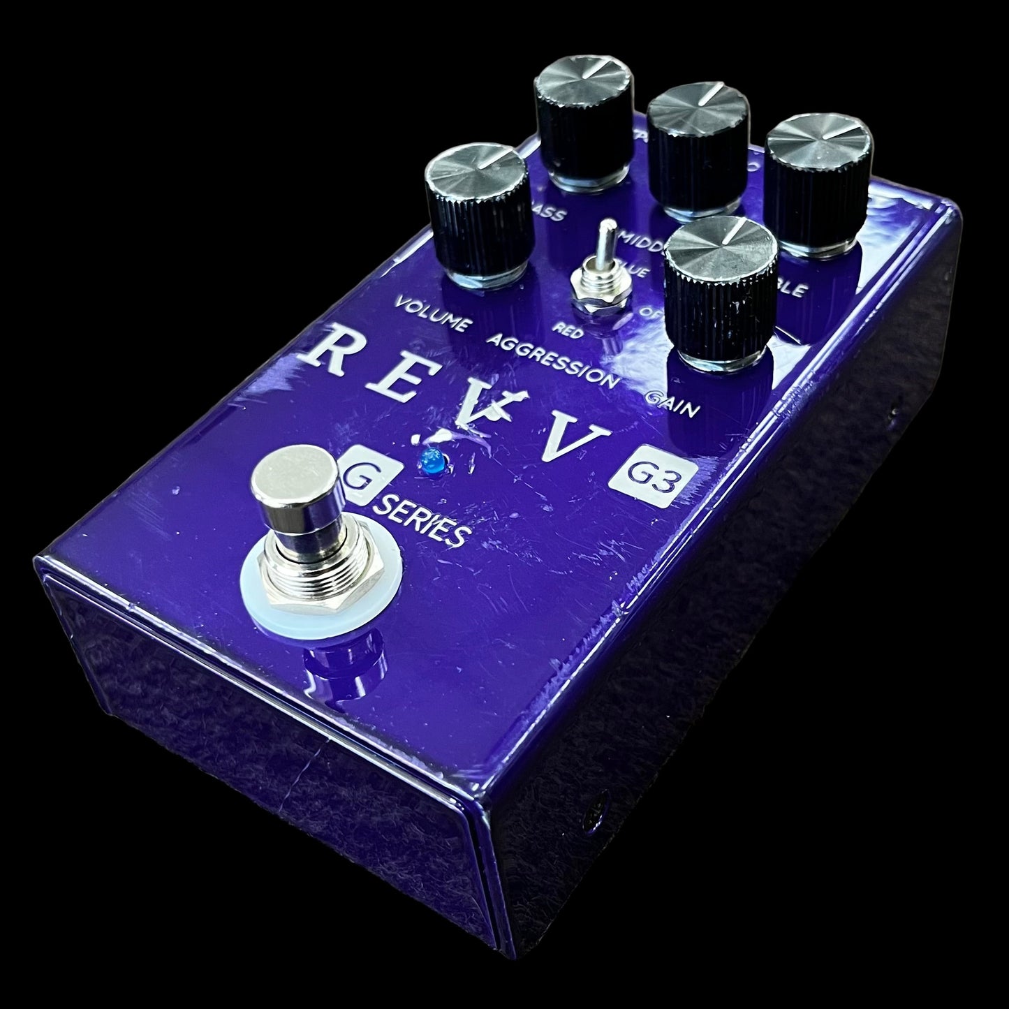 Side of Used Revv G3 Distortion Pedal TFW2609
