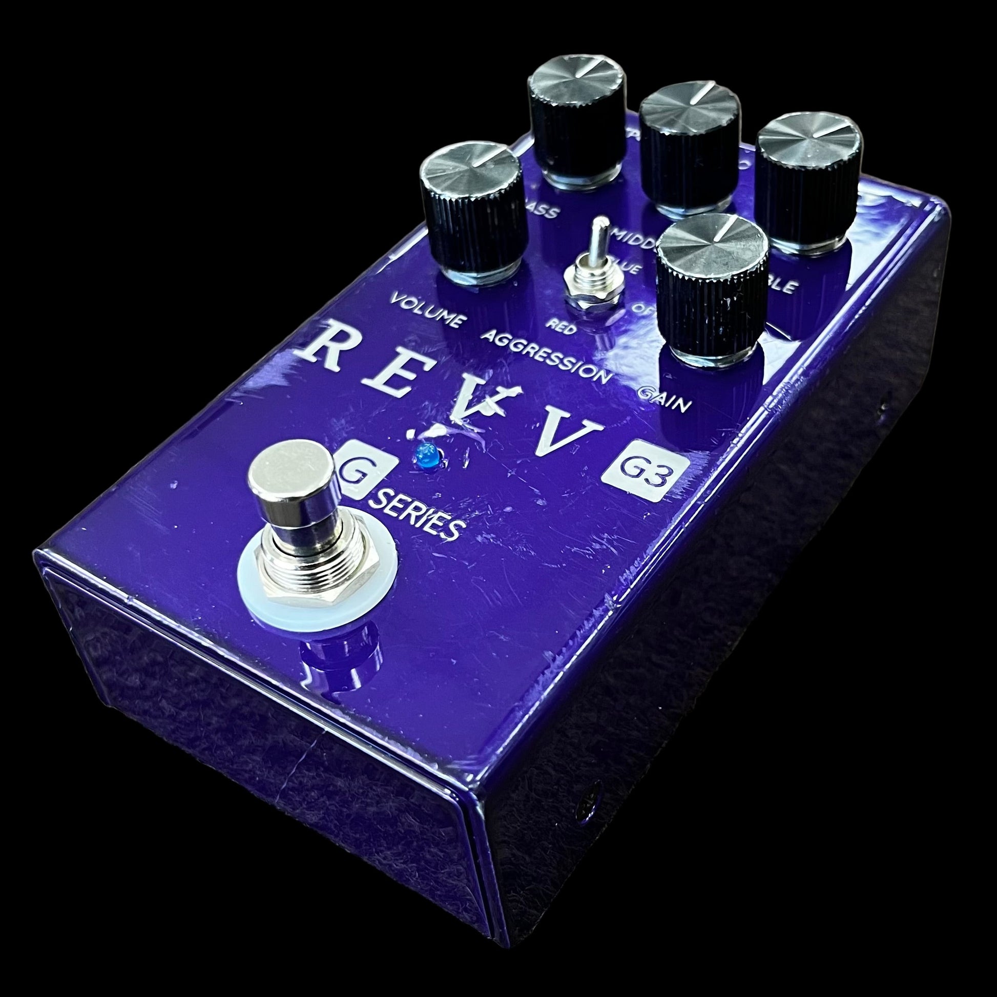 Side of Used Revv G3 Distortion Pedal TFW2609
