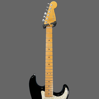Neck of Used 1993 Fender Stratocaster Plus Black w/Refret & Plek w/Case TFW2585