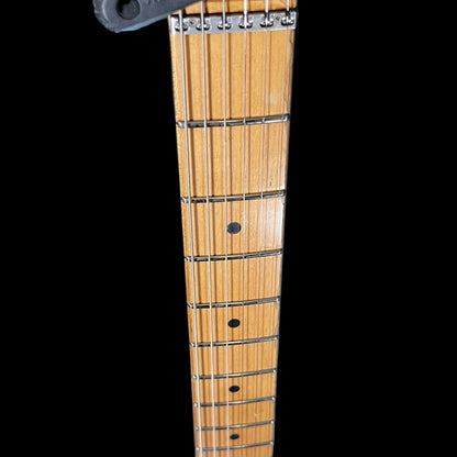 Fret board of Used 1993 Fender Stratocaster Plus Black w/Refret & Plek w/Case TFW2585