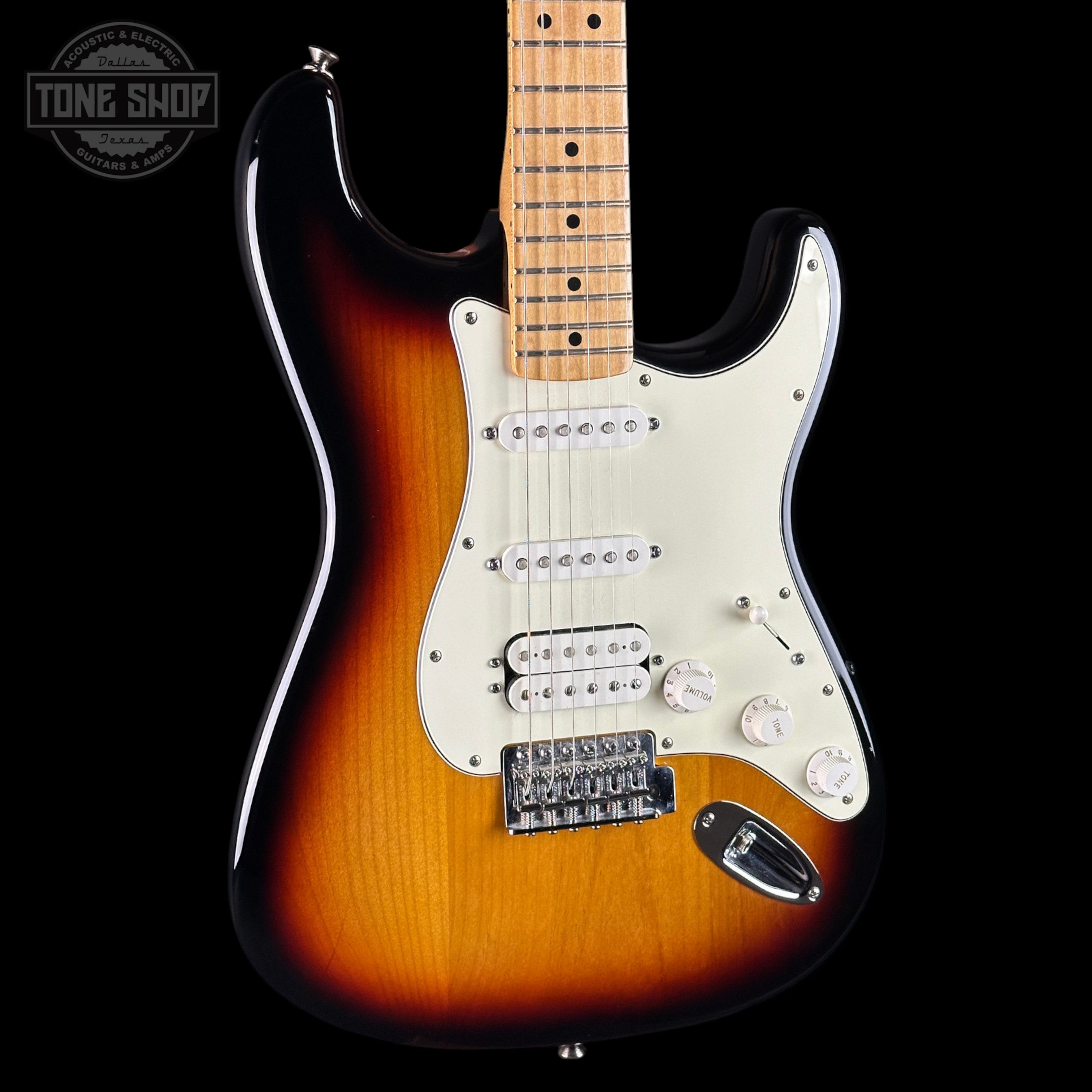 Used 2014 Fender Standard Stratocaster HSS Sunburst w/bag TSU25329