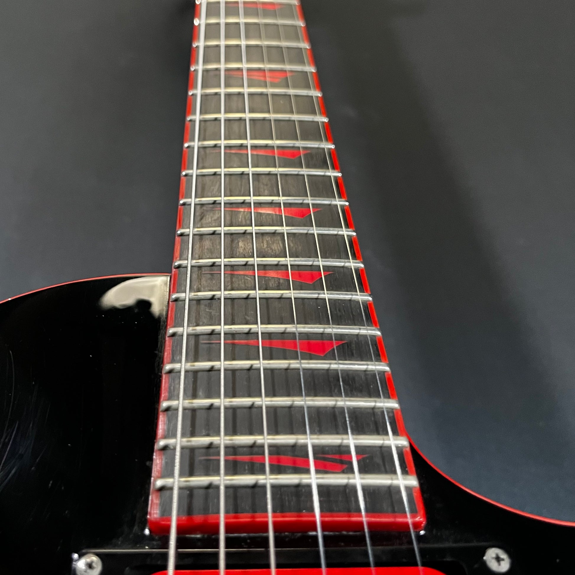 Fret board of Used 2010 Kramer Assault Black TFW2597