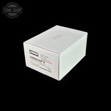 A white cardboard box for a Focal Sound 'Dragon B' 12-inch subwoofer, shown at a three-quarter angle on a solid black background. A 'TONE SHOP' watermark is visible in the top-left corner.