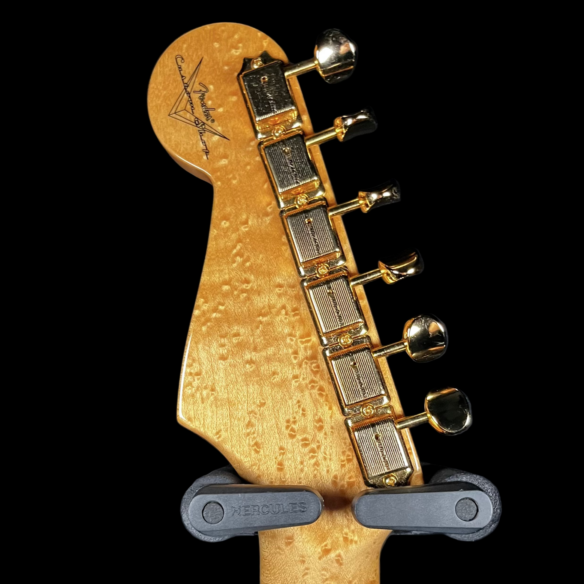 Back of headstock of Fender Custom Shop 56/63 Stratocaster NOS Arctic Pearl w/case