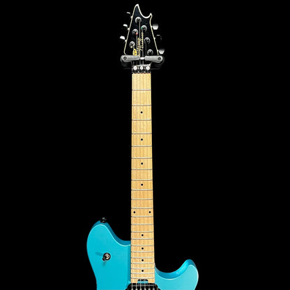 Neck of Used 2018 EVH Wolfgang Standard MP Matte Blue Frost w/Case TFW2615