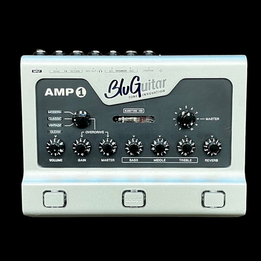 Top of Used BluGuitar AMP 1 Mercury Edition 100-watt Pedalboard Amp with Nanotube w/Box TFW2619