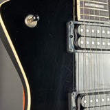 Scratches on body of Used Ibanez Paul Stanley Black.