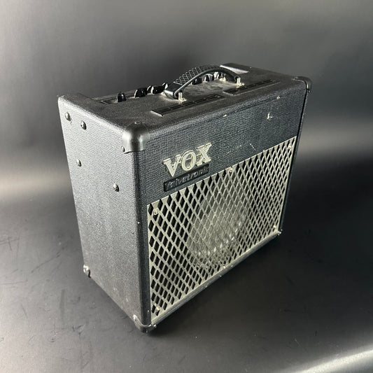 VOX amplifier on a gray background