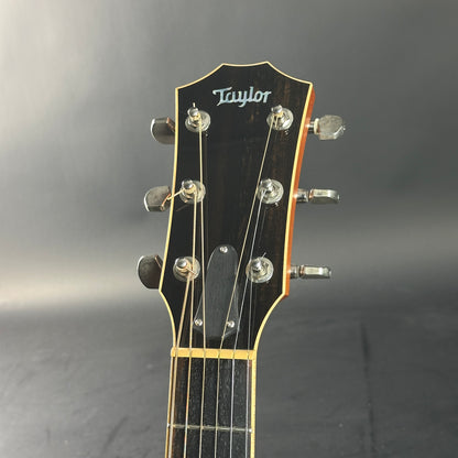 Headstock of Used Taylor 812ce Natural.