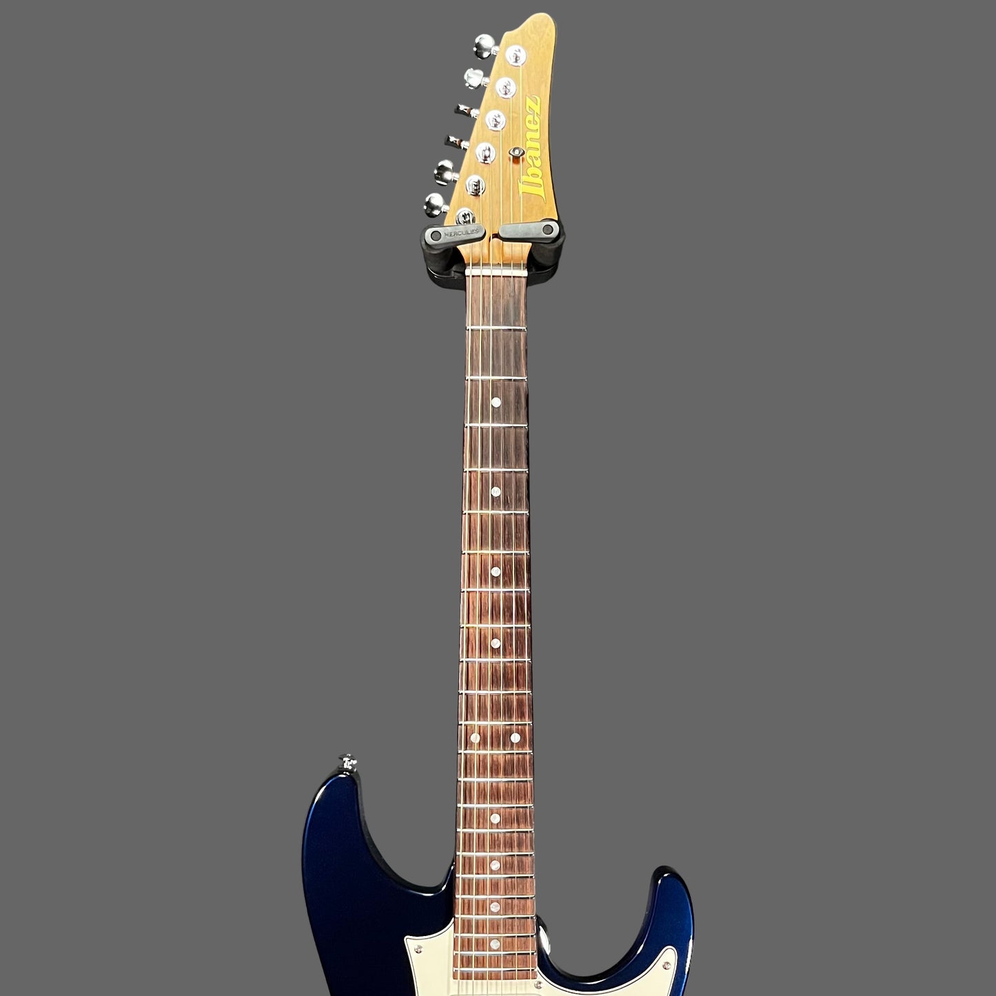 Neck of Used 2023 Ibanez Prestige AZ2204NW Dark Tide Blue w/Case TFW2628