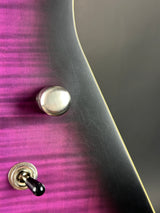 Scratches on body of Used Epiphone Extura Prophecy Purple Tiger.