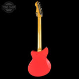 Full back of Used 2025 Collings 71M Fiesta Red.