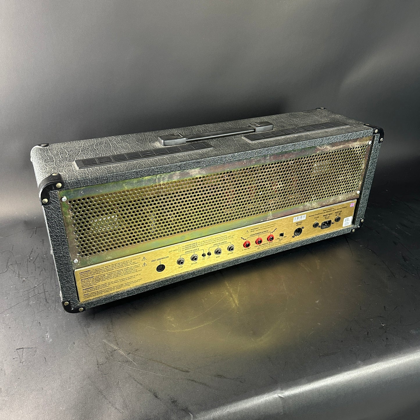 Back angle of Used Marshall JCM2000 TSL100.