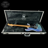 Used 2024 Fender 70th Anniversary American Ultra II Stratocaster Amethyst in case.