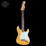 Full front of Used 2007 Fender Standard Stratocaster Natural Ash.