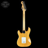 Full back of Used 2007 Fender Standard Stratocaster Natural Ash.