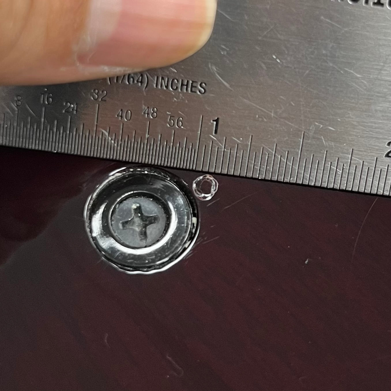 Ding on back of Used 2018 Gibson HP High Performance Les Paul Hot Pink Fade w/Aluminum Flight Case TFW2642