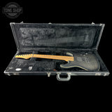 Used Schecter Sunset 24-7 USA Custom Shop Trans Black Pearl in case.