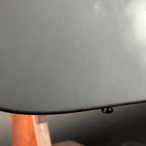 Wear on back of Used Schecter Sunset 24-7 USA Custom Shop Trans Black Pearl.