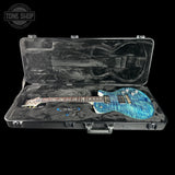 PRS Tremonti Stoptail 10 Top River Blue Pearl in case.