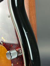 Wear on body of Used 2008 Fender American Vintage '62 Precision Bass Sunburst.