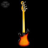 Full back of Used 2008 Fender American Vintage '62 Precision Bass Sunburst.
