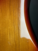 Wear on back of Used 2008 Fender American Vintage '62 Precision Bass Sunburst.