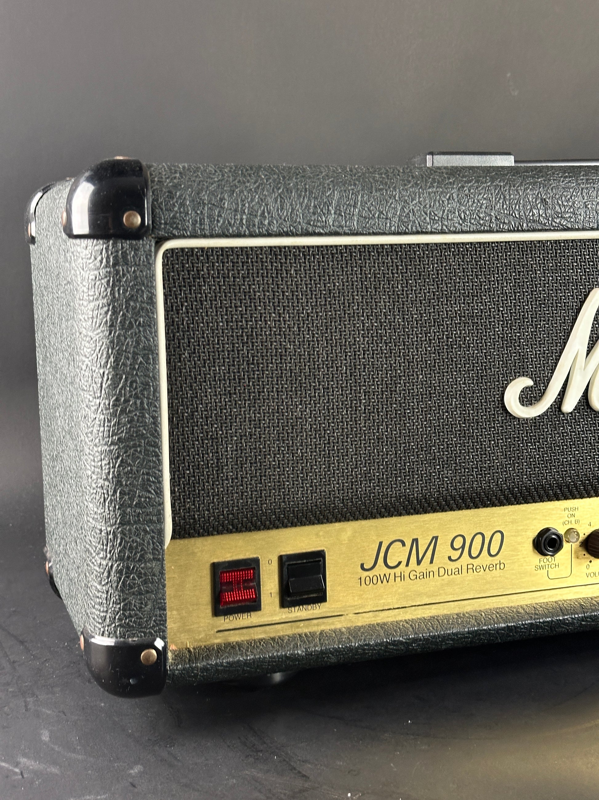 Front panel of Used Marshall JCM900 4100 100w.