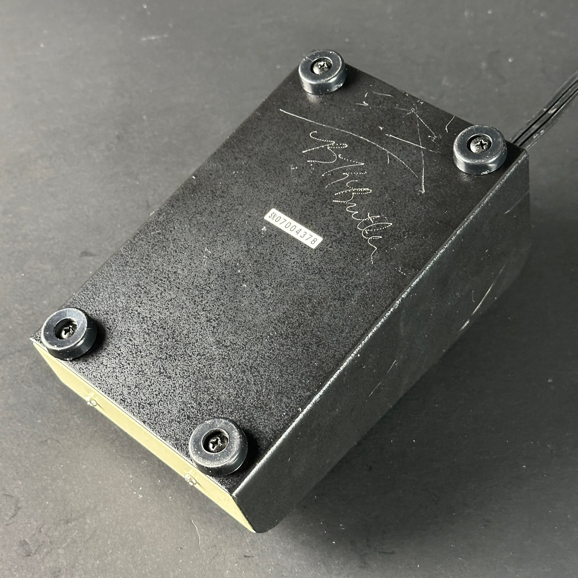 Bottom of Used 2007 B.K. Butler Real Tube Overdrive Tube Driver.