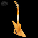 Full back of Vintage 1978 Gibson Explorer Natural.