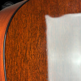Ding on back of Used Collings Baritone 1 A Adirondack/Mahogany.