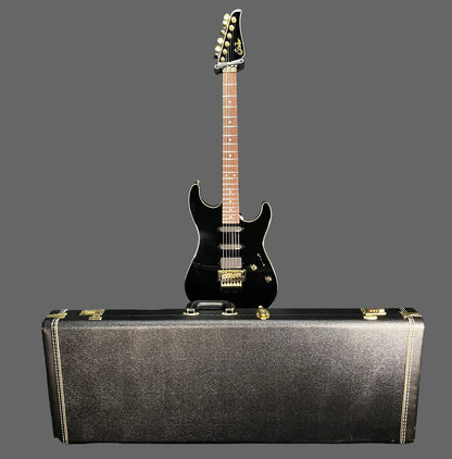 Front of w/case of Used 2021 Suhr Standard Legacy 01-LTD-0032 Black w/Case TFW2650