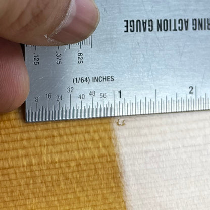 Ding on front of Used 2019 Taylor 214ce-K DLX Natural w/Case TFW2647