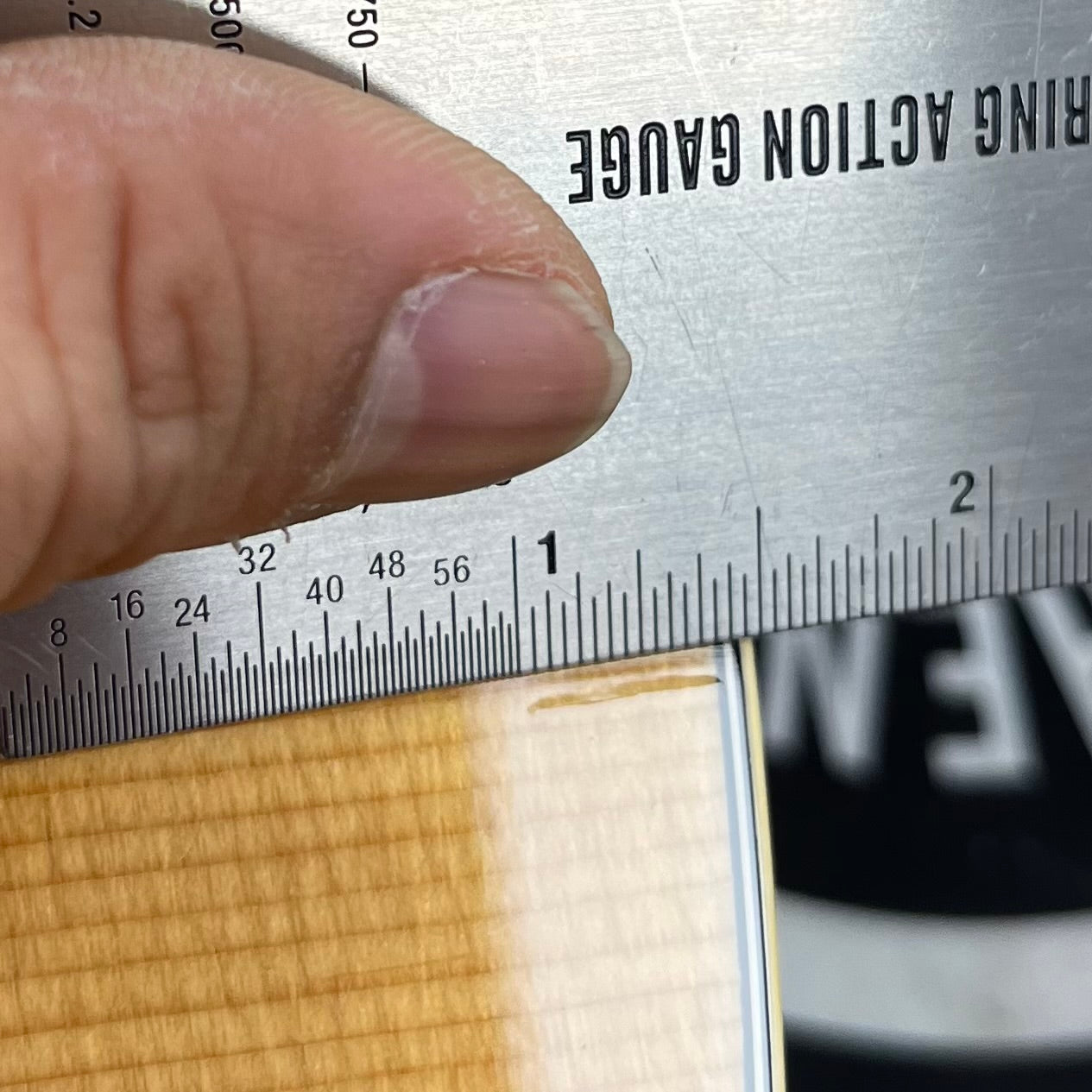 Ding on front of Used 2019 Taylor 214ce-K DLX Natural w/Case TFW2647