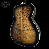 Back angle of Martin Custom Shop M Paisley Ember Burst.