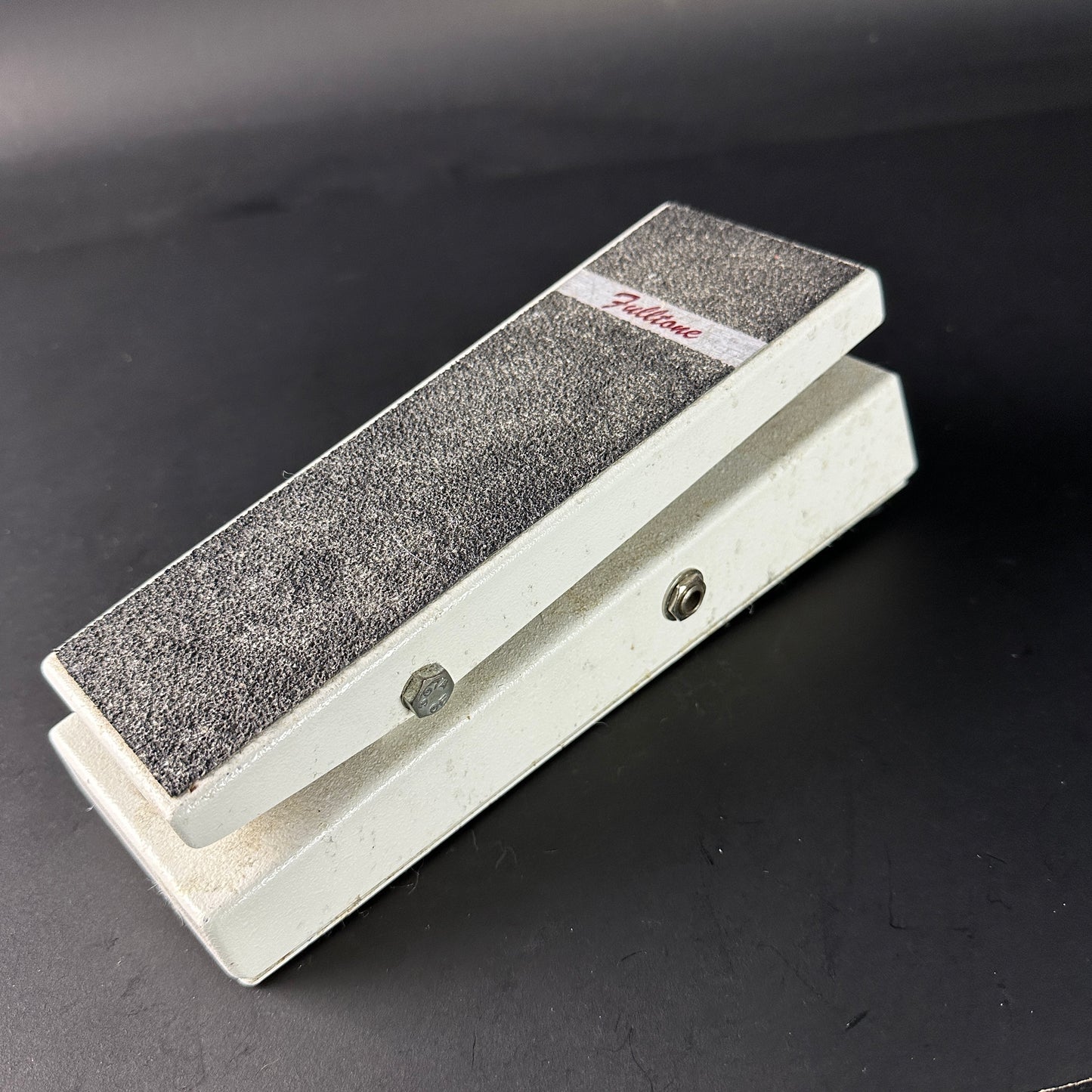 Top of Used 2001 Fulltone Clyde Standard Wah Pedal White.