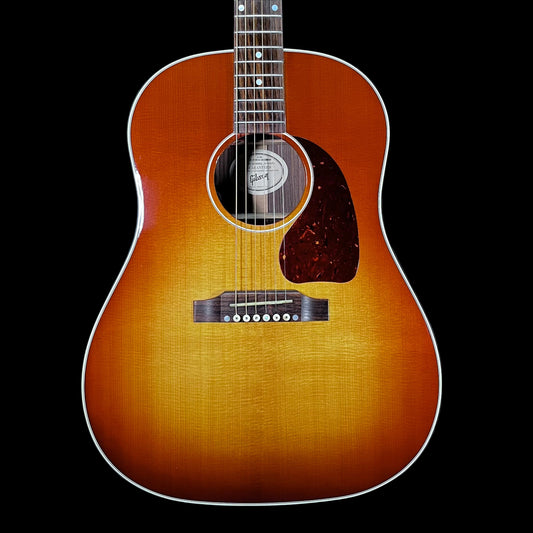 Front of Used 2022 Gibson J-45 Studio Rosewood Sunburst w/Case TFW2652