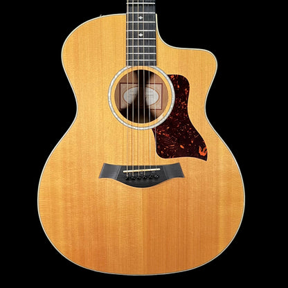 Front of Used 2019 Taylor 214ce-K DLX Natural w/Case TFW2647