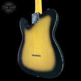 Back angle of Used 2010 Rebel Relic T-Style Sunburst.