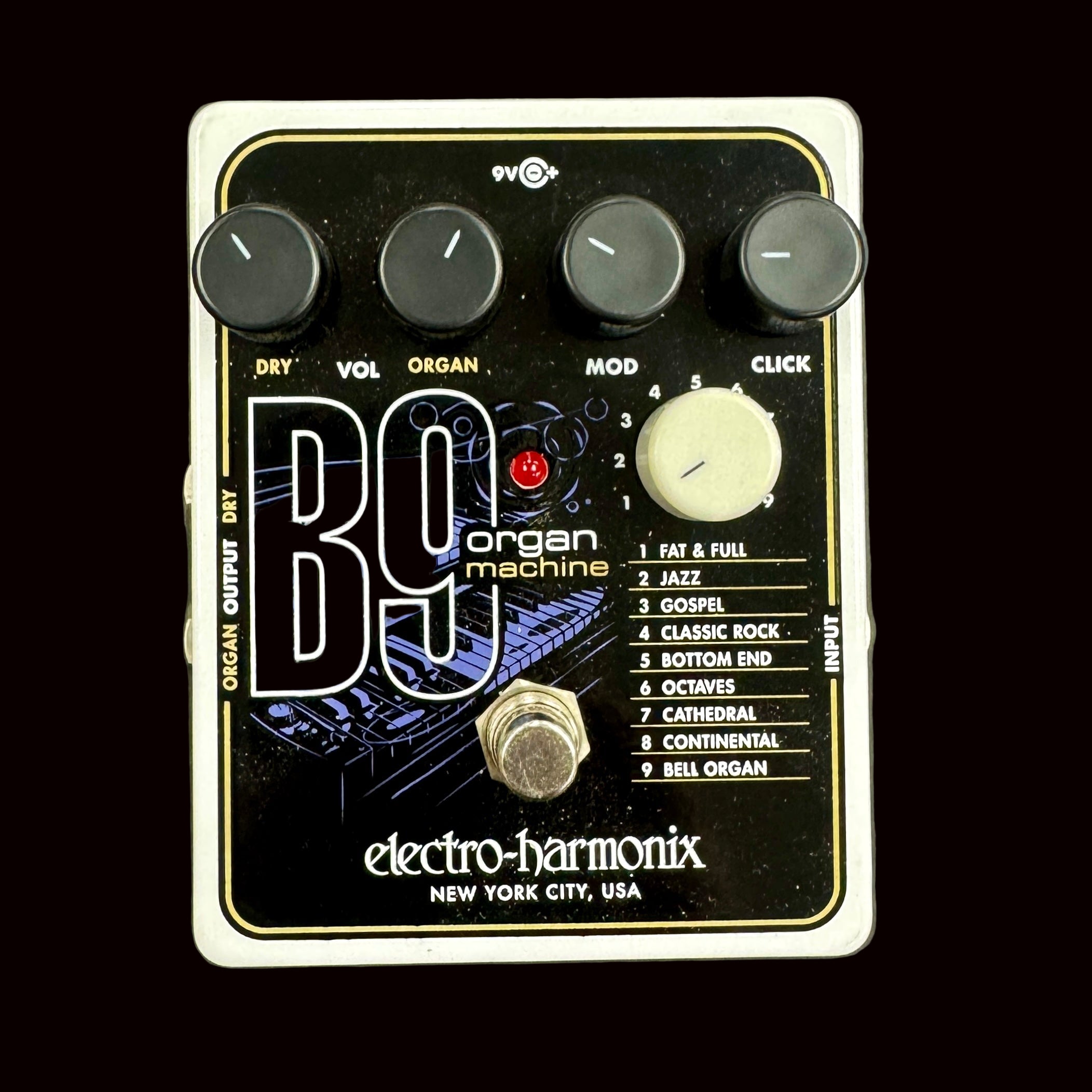Used EHX Electro-Harmonix B9 Organ Machine Pedal w/Box TFW2588