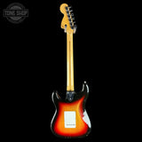 Full back of Vintage 1974 Fender Stratocaster Sunburst.