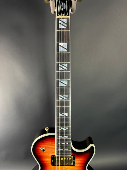 Fretboard of Used Gibson Les Paul Supreme Fireburst.
